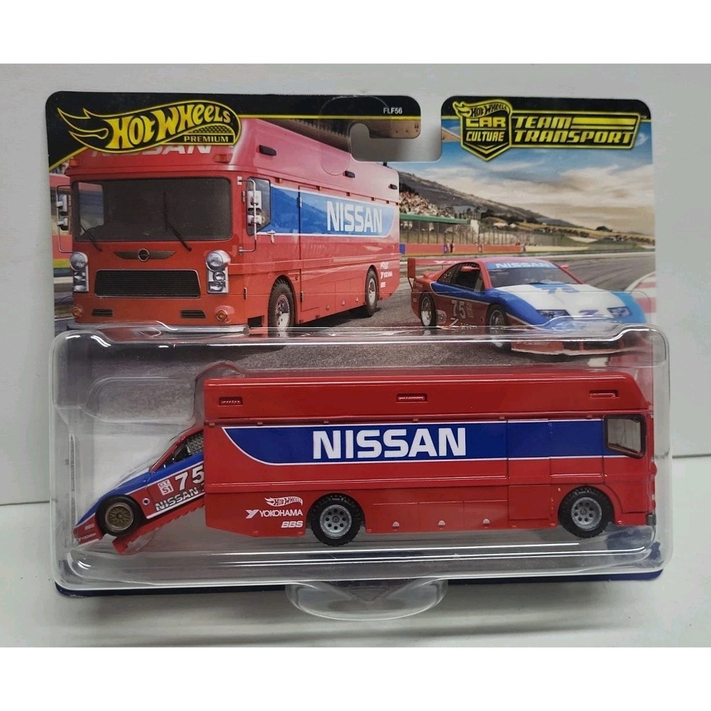 New Hot Wheels 2024 Team Transport '94 Nissan 300 ZX GTS and Euro Hauler #73 Toy